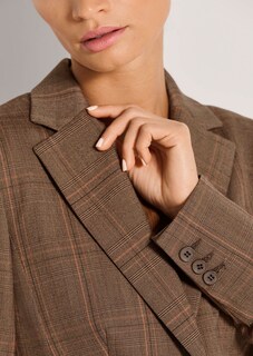Karierter Blazer im Brit-Chic-Stil thumbnail 5