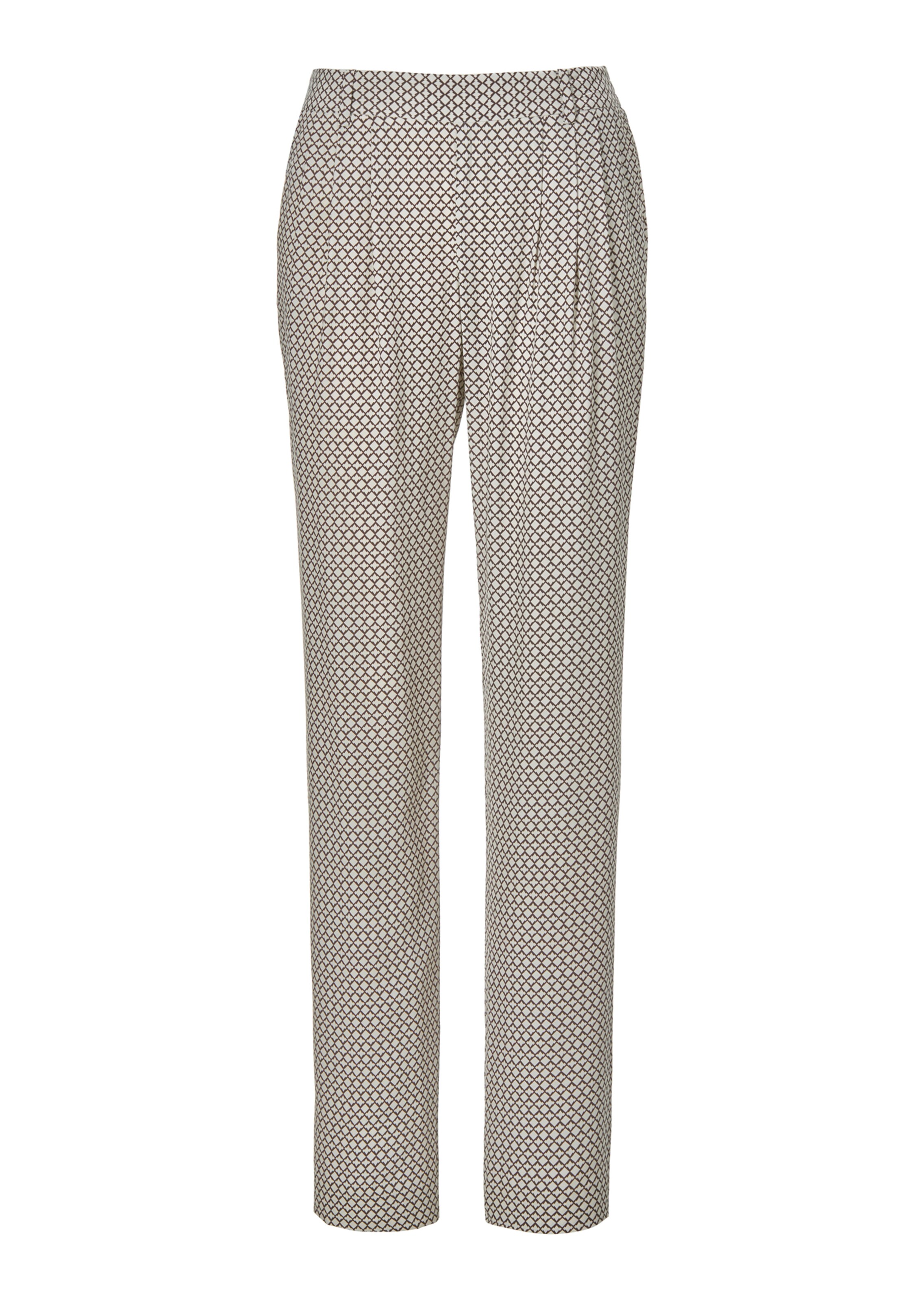 Schlanke Bundfaltenhose