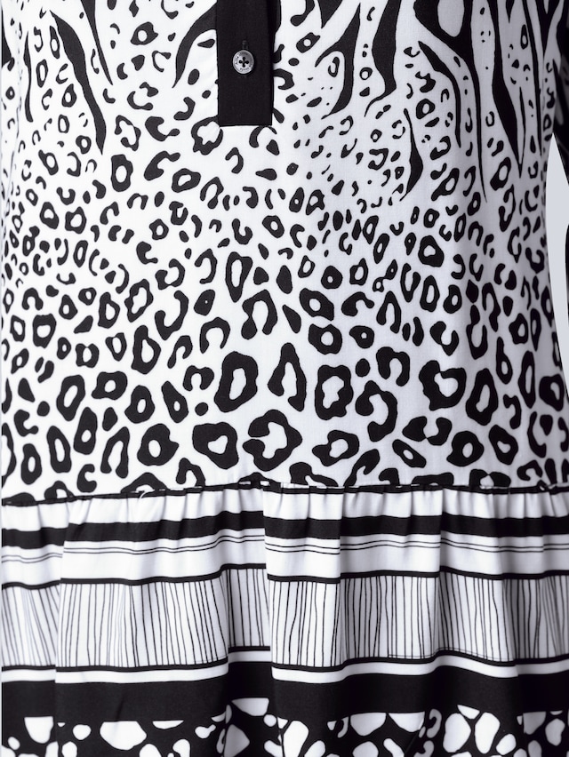 Bluse in einem neumodischen Animalmustermix 2