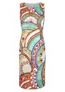Kleid mit allover Druck thumbnail 6