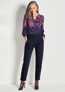 Jersey broek CARLA van kreukarme viscose thumbnail 7