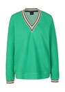 Sweatshirt mit V-Ausschnitt thumbnail 6