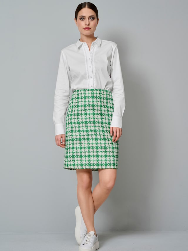 Rock mit Hahnentrittmuster 5