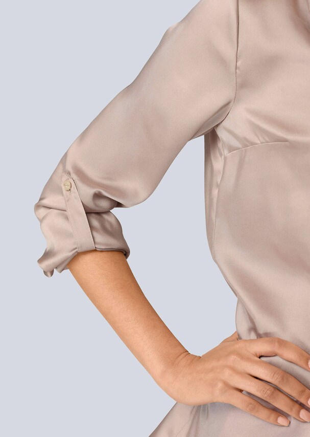 Bluse mit Hemdkragen 1