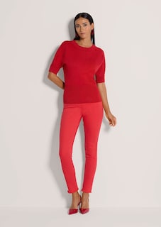 Sommerlicher Feinstrickpullover aus reiner Baumwolle thumbnail 2