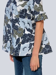 Bluse mit floralem Dessin thumbnail 2