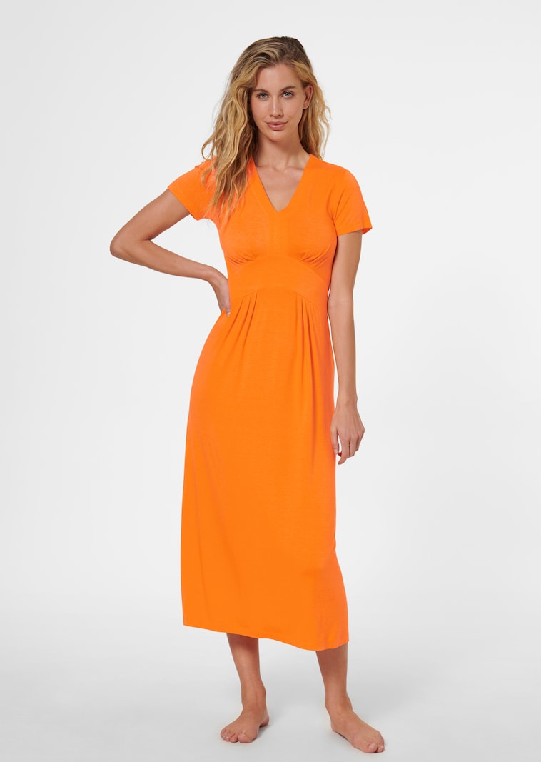 mango jersey dress MANGO Exclusive Collection Jersey Maxi Dress With Gathered Waist Size US 6