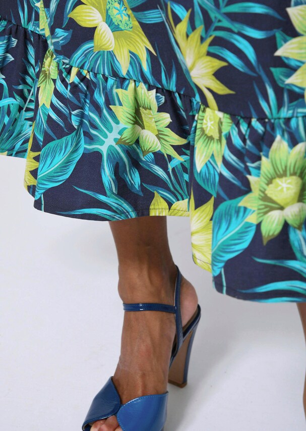 Kleid in allover floralerm Dessin 5