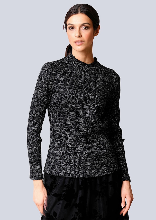 Shirt in schöner Rippenqualität