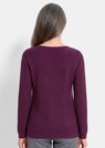 Fijn gebreide tricot pullover met boothals thumbnail 3