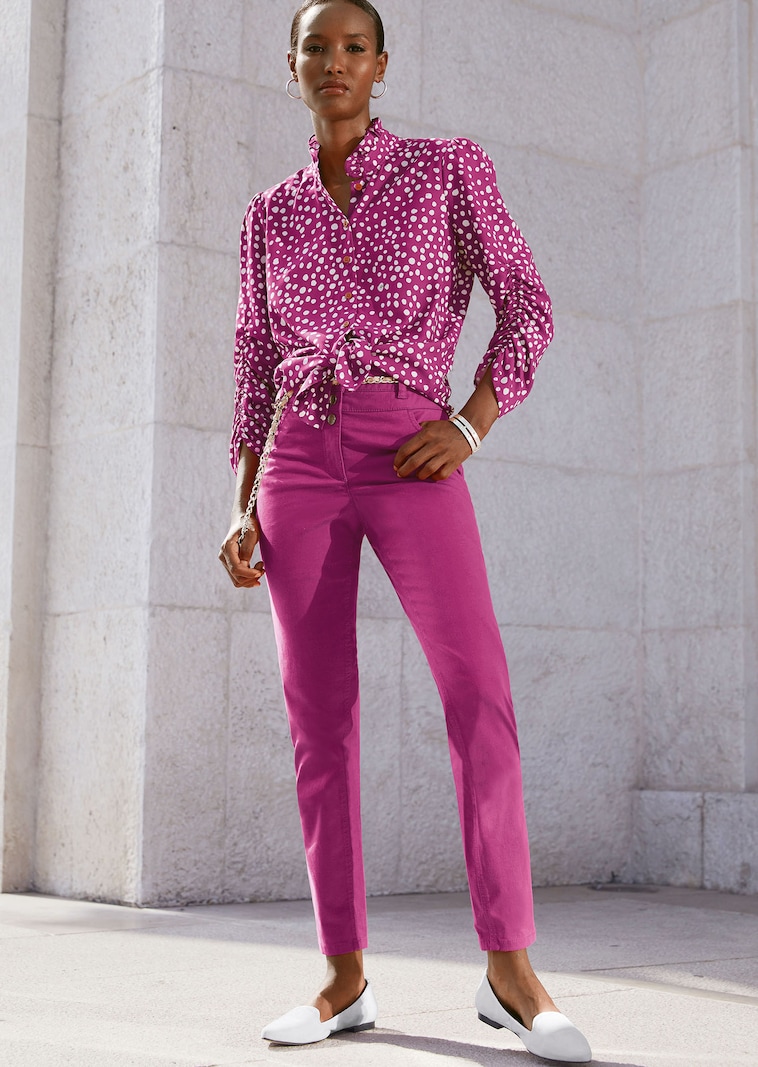 Highwaist-Jeans aus Power-Stretch