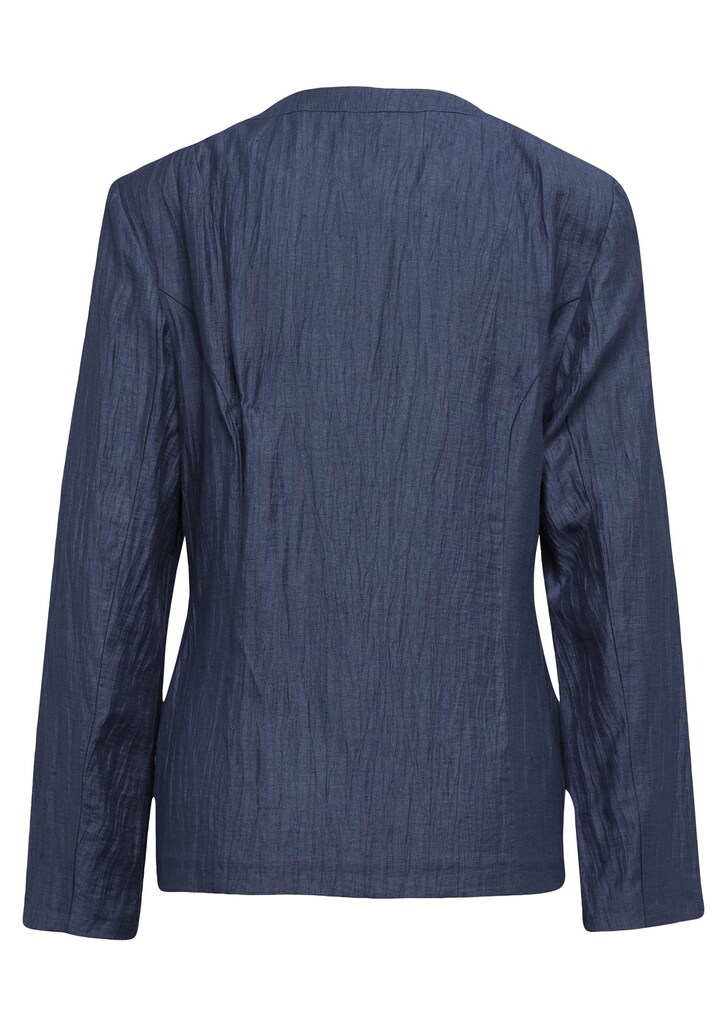 Leichter Struktur-Blazer mit Reißverschluss