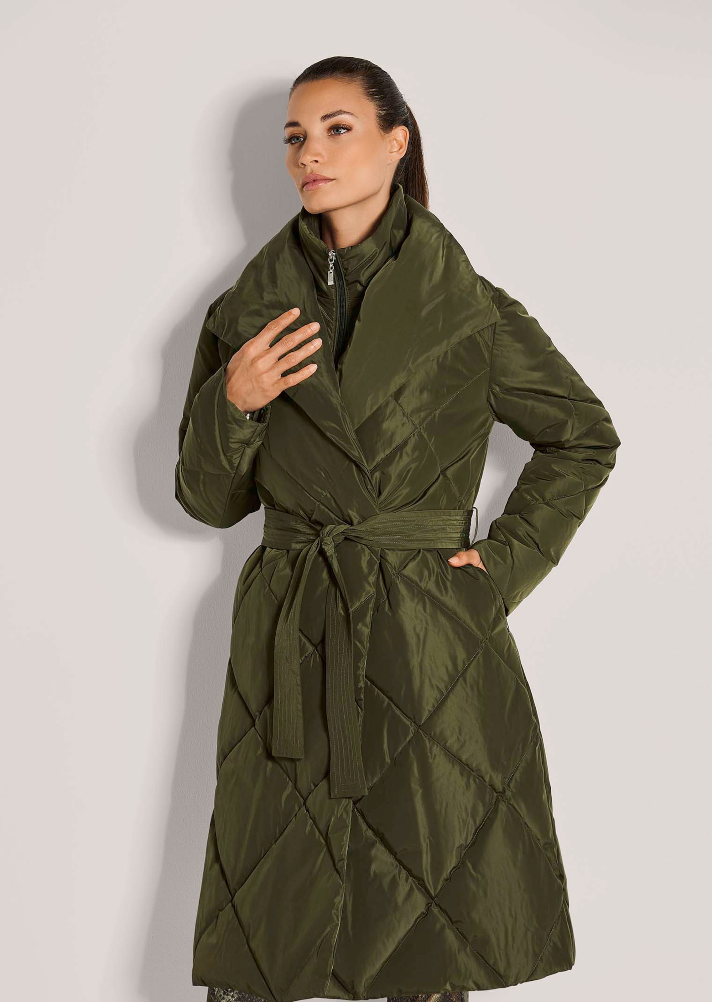 Steppmantel mit Couture-Appeal