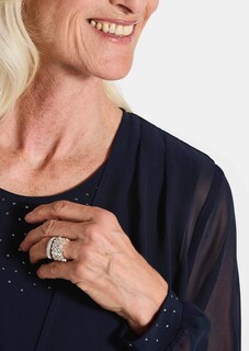Robe avec veste en mousseline thumbnail 5