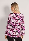 Viskose-Bluse mit Rundhalsausschnitt thumbnail 3