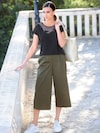 Culotte Hose mit weitem Beinverlauf thumbnail 1