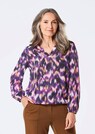 Gedessineerde blouse met tuniekhals thumbnail 1