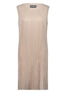 Goldschimmerndes Plisseekleid ohne Ärmel thumbnail 2