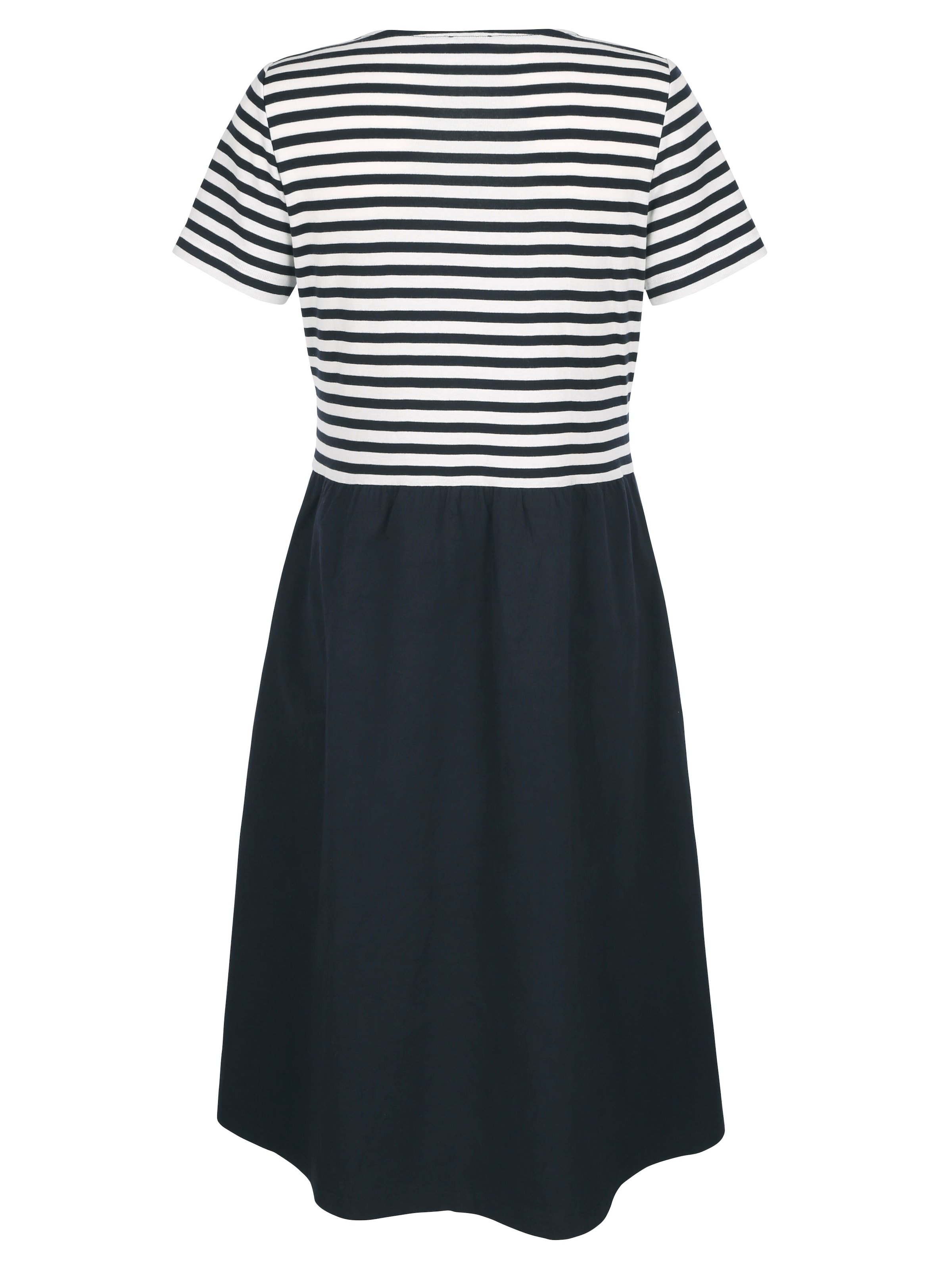 Jerseykleid mit Streifen