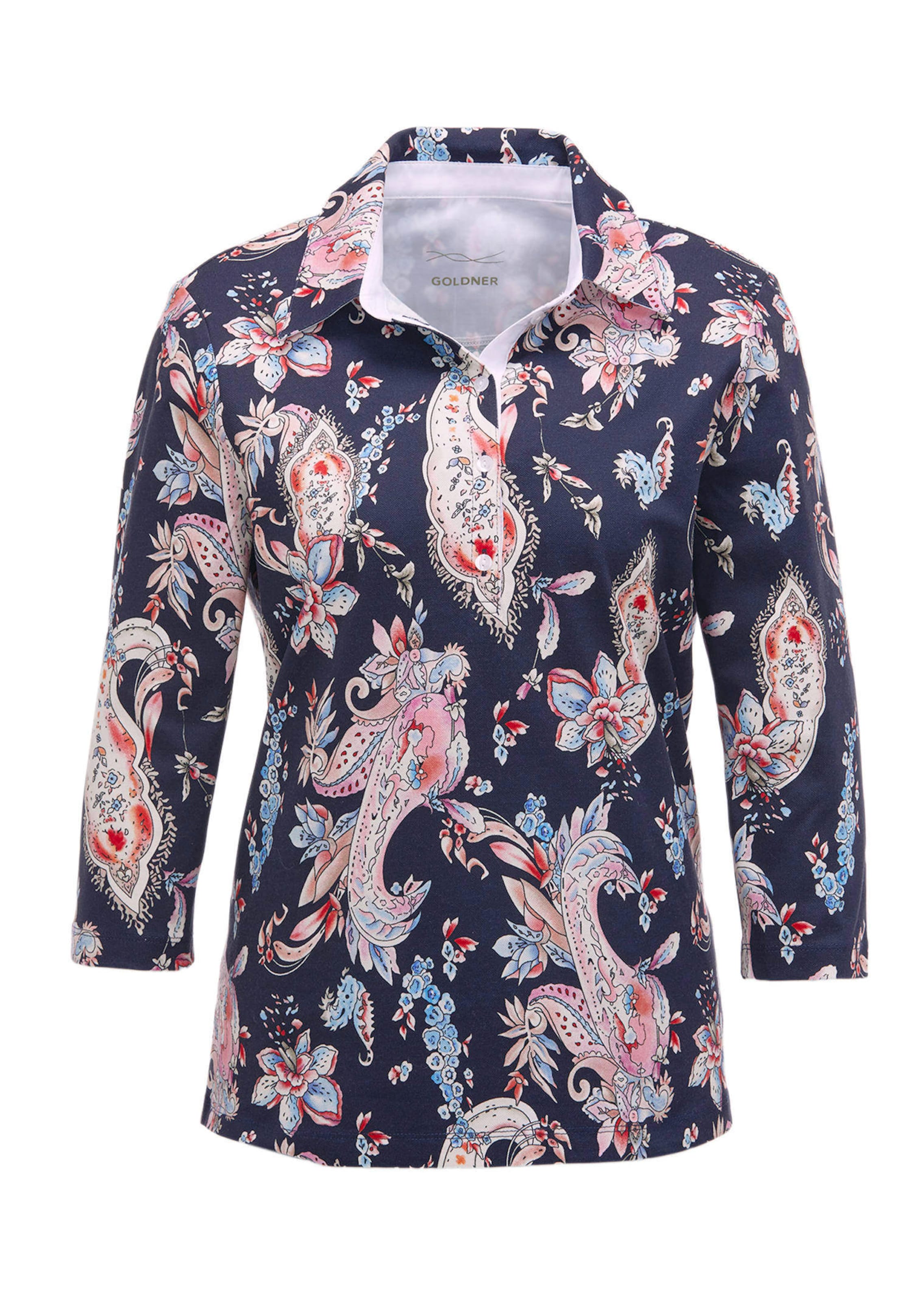 Polo imprimée en tissu piqué