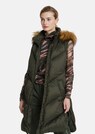 Lange Daunenjacke mit Webpelz thumbnail 1