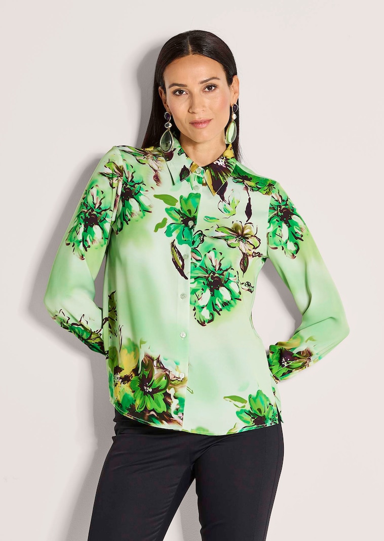 Bluse mit floralem Muster