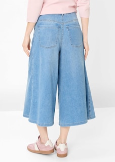 Jupe-pantalon légère, façon jean thumbnail 2