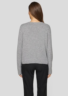 Strickpullover mit Wolle und Modal thumbnail 3