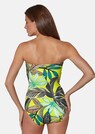 Corset swimming costume with exotic print thumbnail 3
