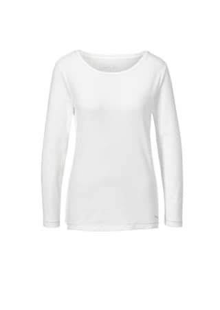 blanc T-shirt en pur coton