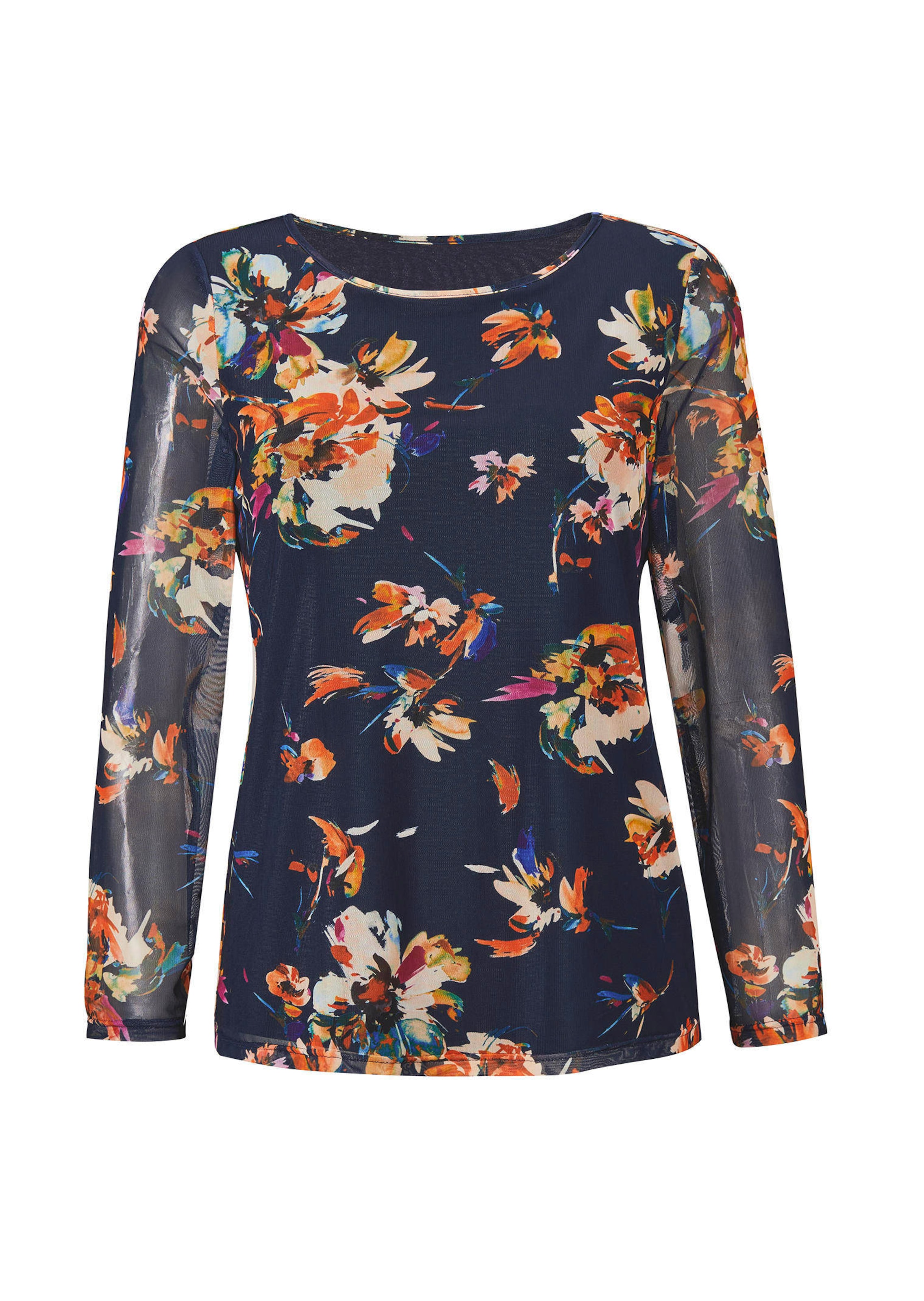 T-shirt en mesh à imprimé floral