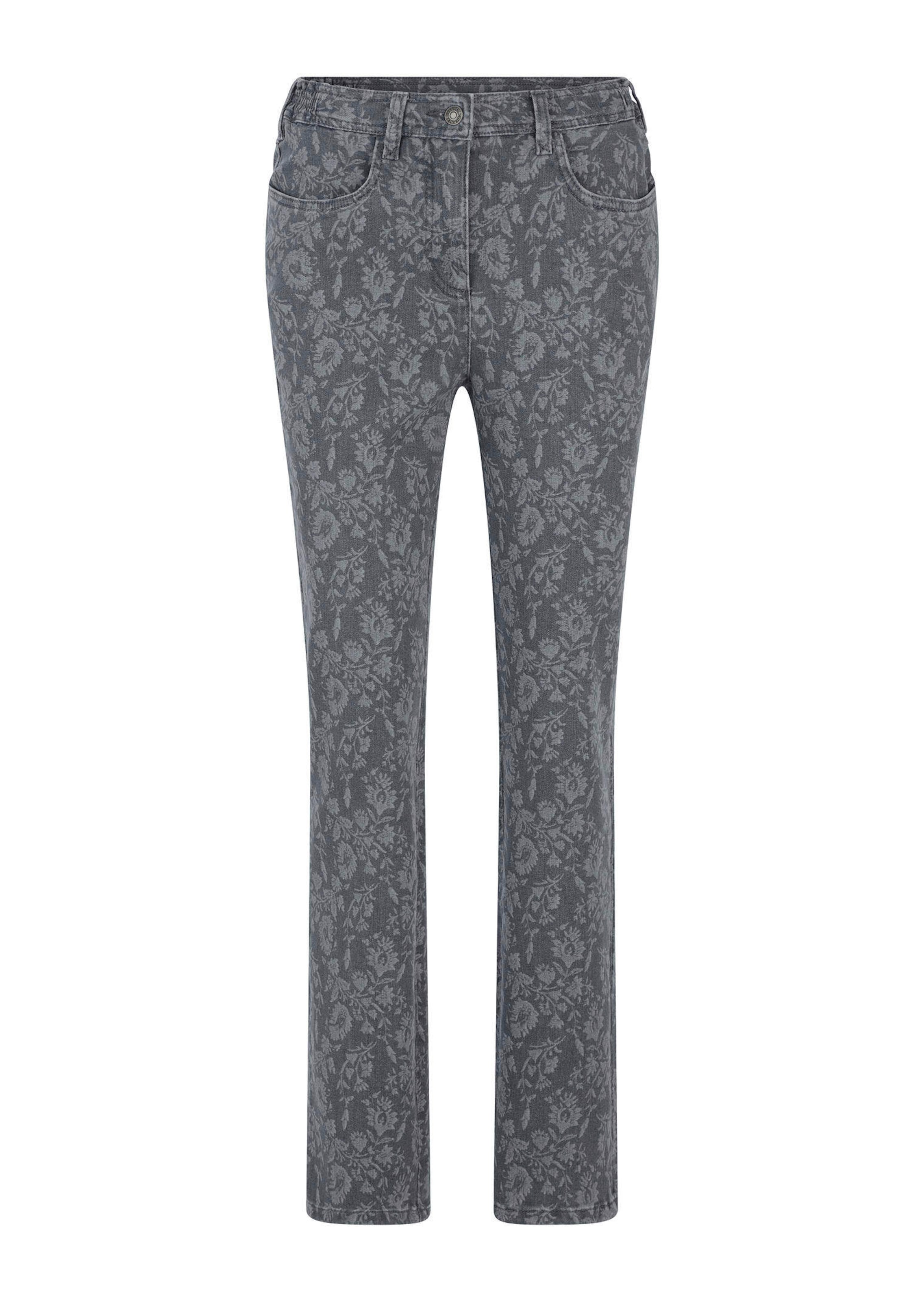 Hose LOUISA mit tonalem Blumenmuster