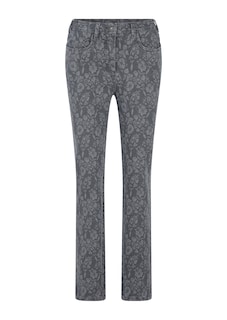 Pantalon LOUISA avec motif floral ton sur ton thumbnail 6