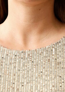 Pailettenbluse mit langem Arm thumbnail 5