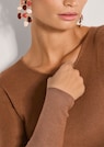 Gerippter Feinstrick-Pullover aus Schurwolle thumbnail 5