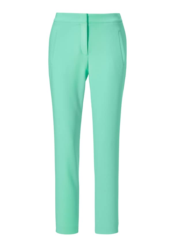 Neat 7/8 trousers in crease-resistant stretch fabric