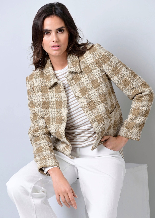 Blazer mit Karomuster 3