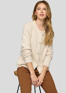 Strickjacke in Bouclé-Optik thumbnail 4