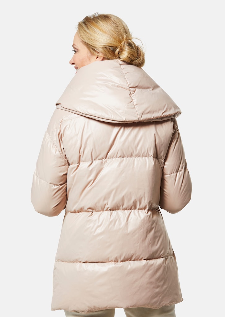 Warm quilted down jacket 2