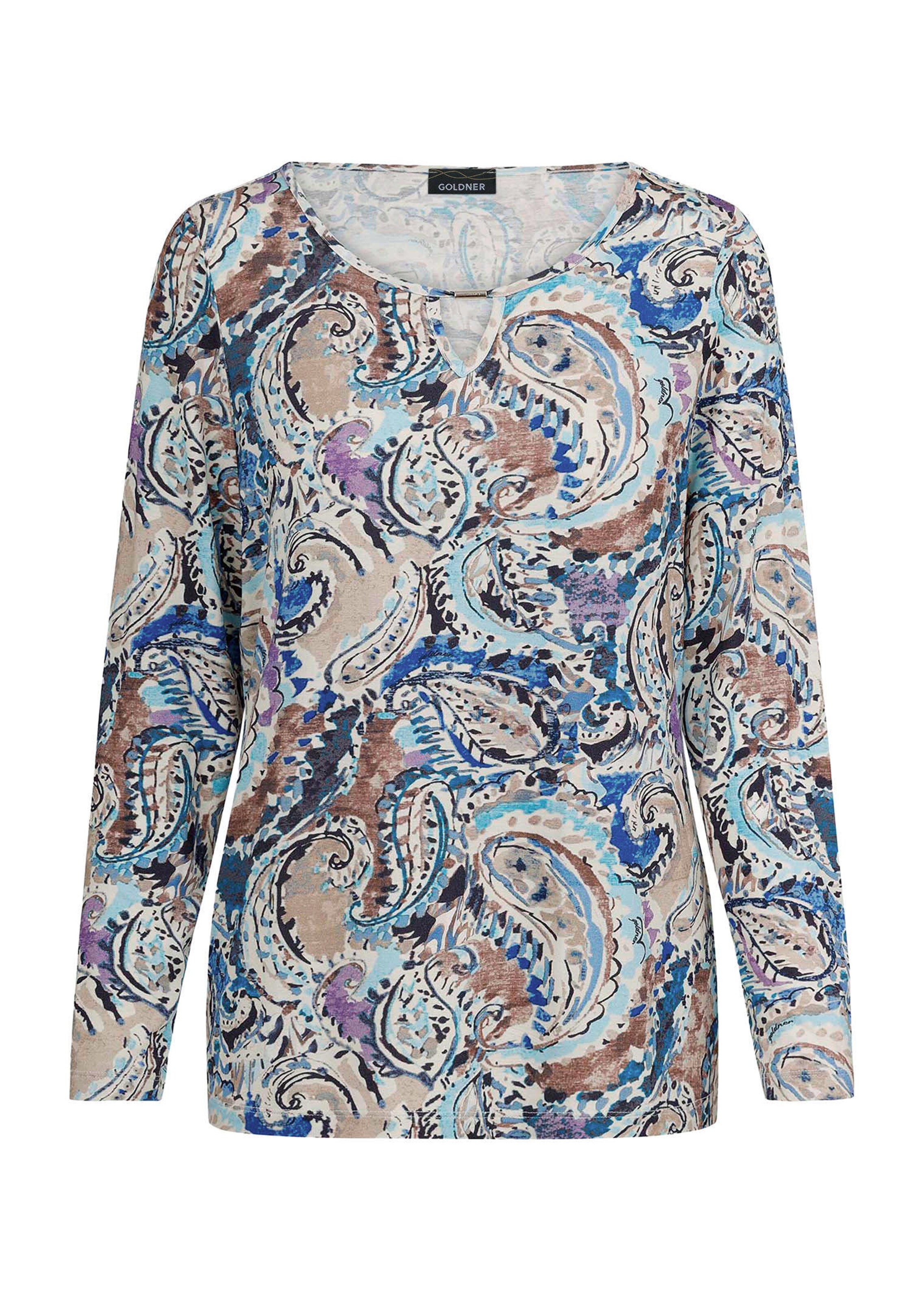 Shirt met lange mouwen en paisleyprint