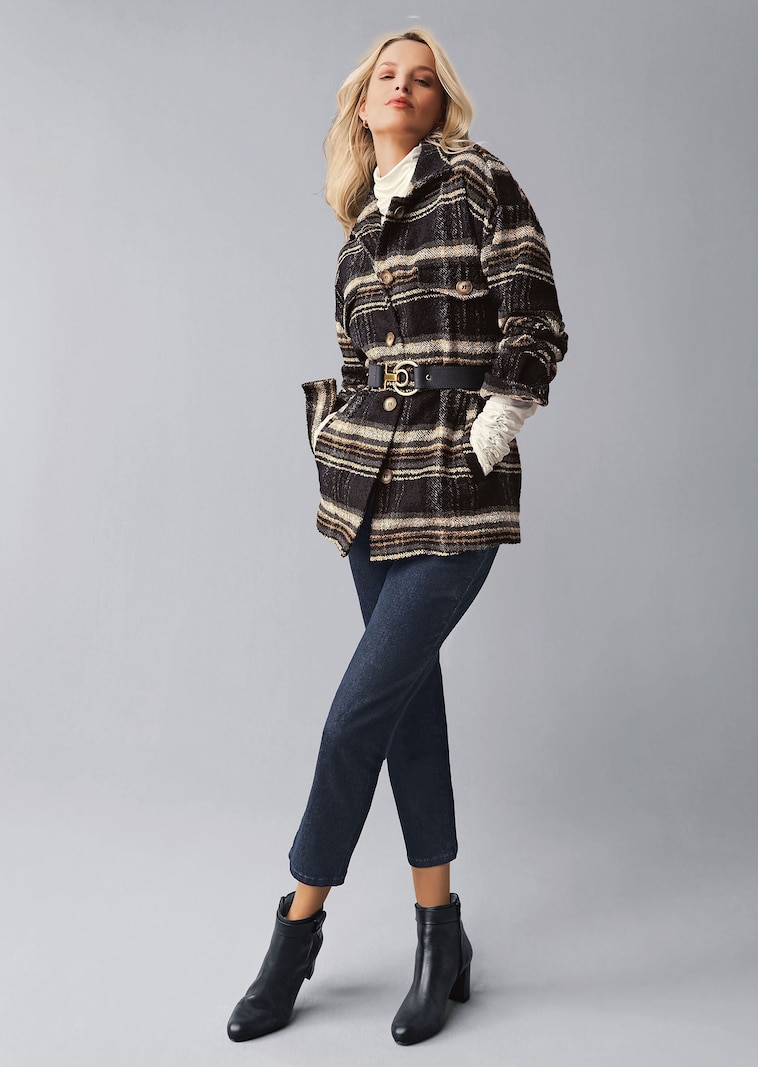 Jacke in modisch lässigem Look