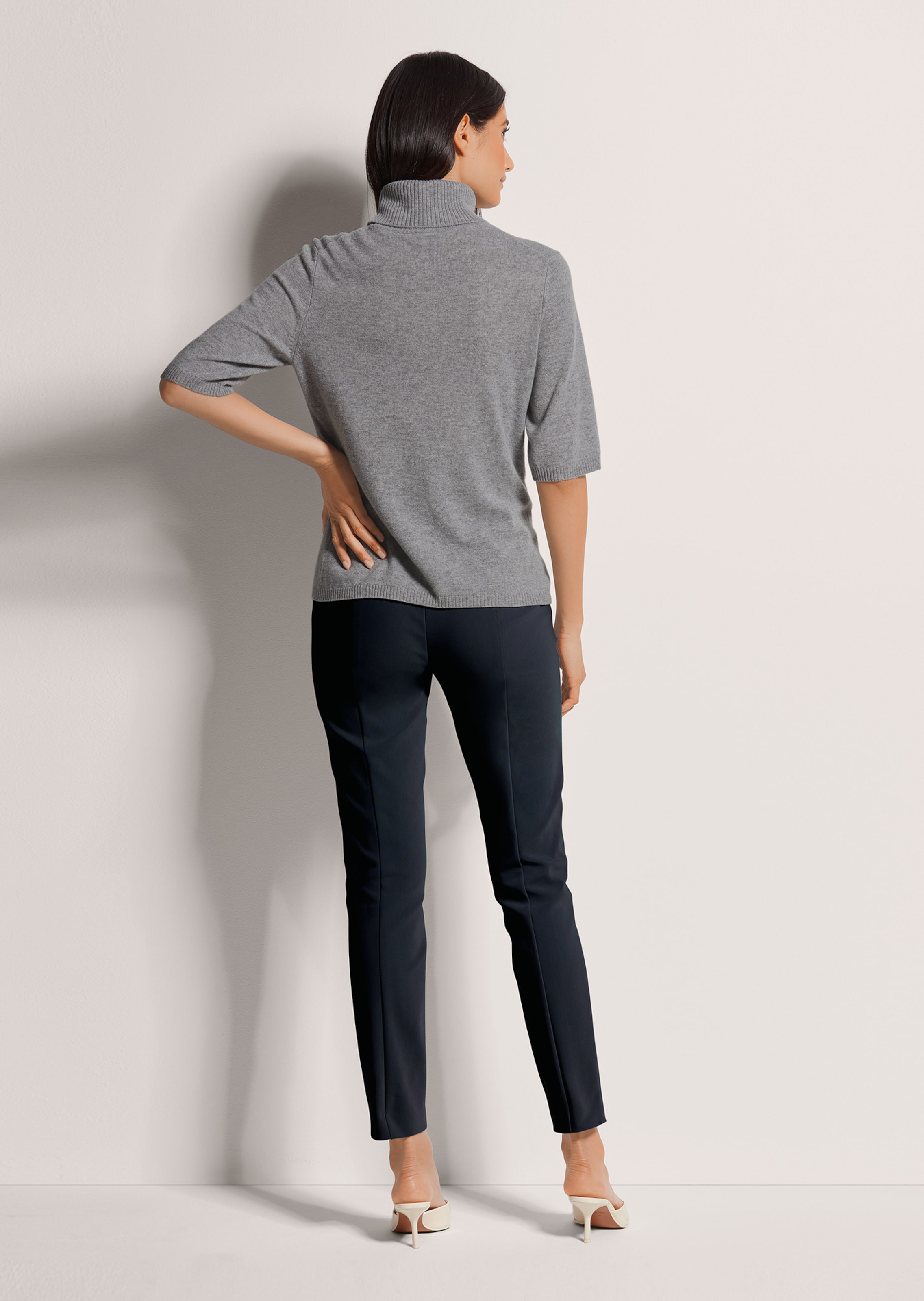 New Look - Pull col roué - Gris foncé | ASOS