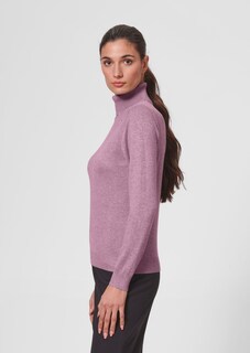 Fine knit jumper with viscose and elastane thumbnail 4