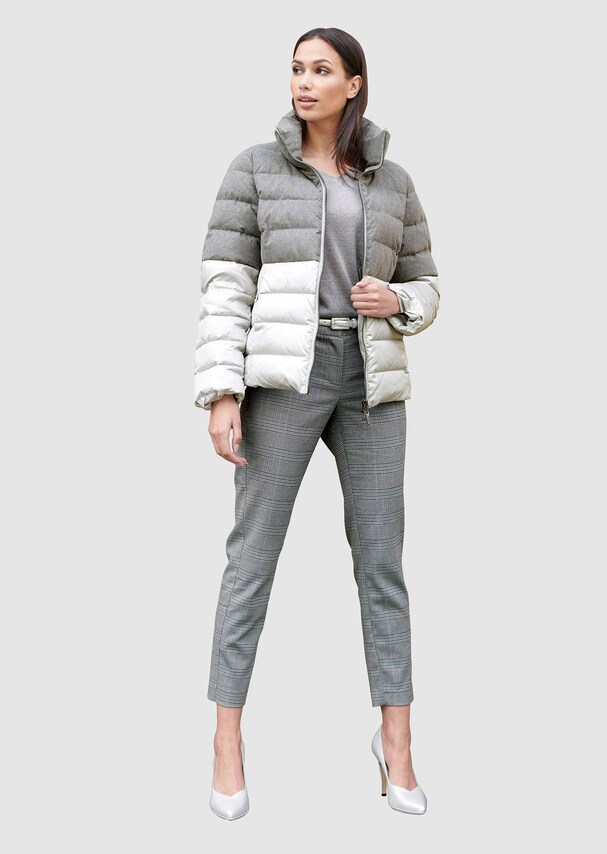 Jacke im Colourblocking-Dessin 1