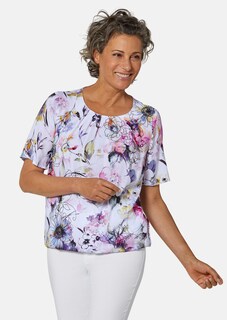Ausdrucksstarke Bluse mit kaschierendem Faltendetail thumbnail 1