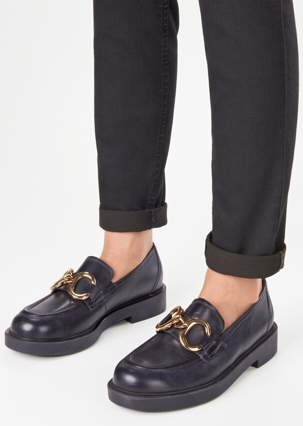 PAUL GREEN - Leather moccasins