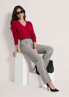 Pull en V en bon cachemire thumbnail 4