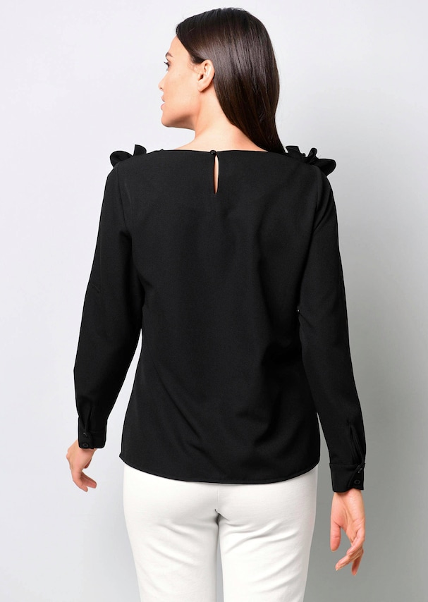 Bluse mit 3-D Blumen 2