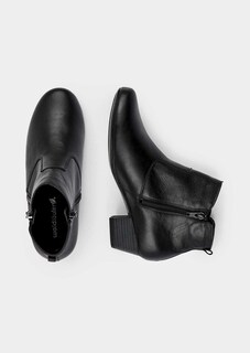 Bottines en cuir nappa avec fermeture éclair thumbnail 2