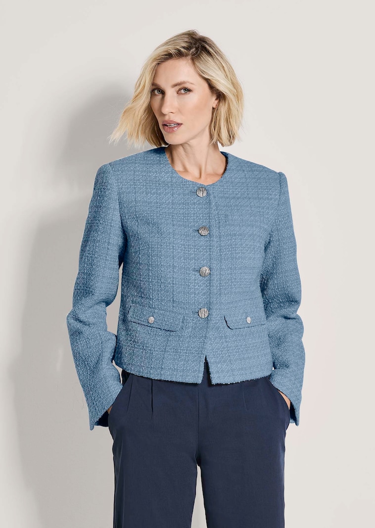Kurzer Tweed-Blazer